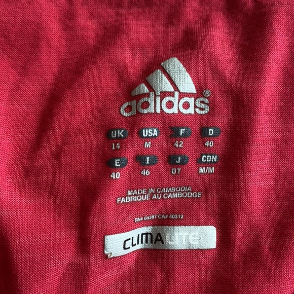 Pink Adidas Climalite T-Shirt - Picture 3 of 4